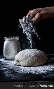 Dough flour, making dough flour