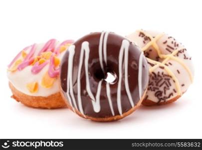 doughnut or donut isolated on white background cutout