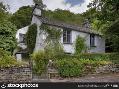 Dove Cottage, the home of poet William Wordsworth. Grasmere, Cumbria, England.