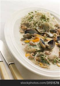 Dover Sole &acute;Normande&acute; with Herb Rice