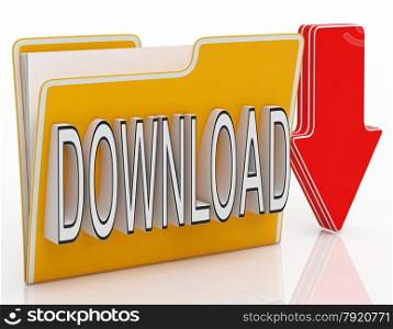 Download File Shows Downloading Software Or Data
