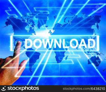 Download Map Displaying Downloads Downloading and Information Transfer