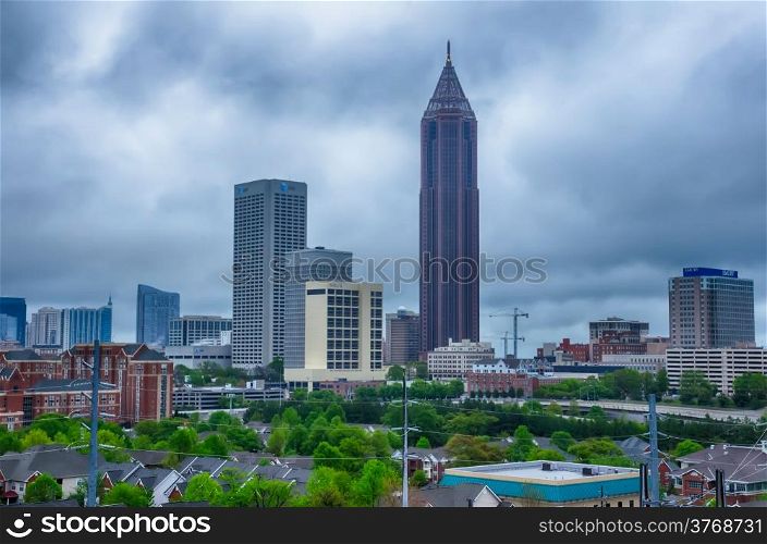 Downtown Atlanta, Georgia USA skyline