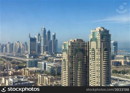 Downtown Dubai. The Buildings In The Emirate Of Dubai