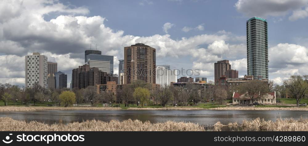 Downtown Minneapolis, Minnesota in the morning