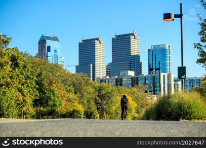 Downtown Skyline of Philadelphia, Pennsylvania