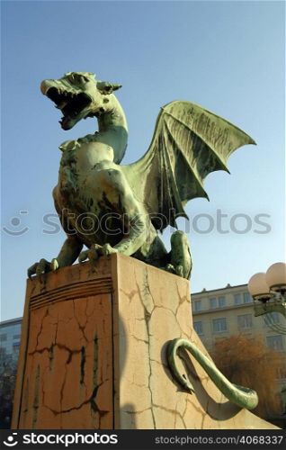 Dragon Bridge, Ljubljana, Slovenia.