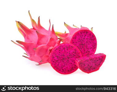 dragon fruit isolated on white background