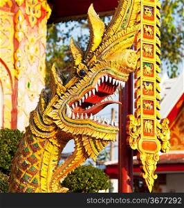 Dragon in temple