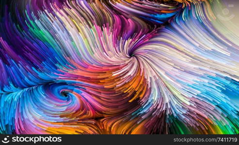 Drama of Colors series. Backdrop composed of virtual canvas and suitable for use in the projects on design, creativity and imagination