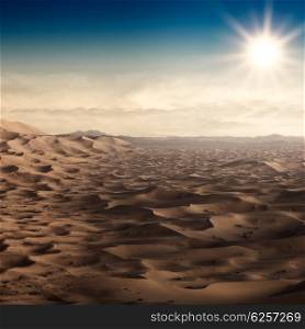 Dramatic desert, abstract ecological and environmental backgrounds