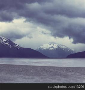 Dramatic landscapes on Alaska