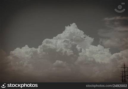 Dramatic sky with cloudy background at afternoon. Beautiful sky clouds, Sky with clouds weather nature cloud. Inspirational concept. Copy space, No focus, specifically.