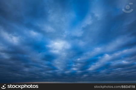 Dramatic stormy sky with cloud. Dramatic stormy sky