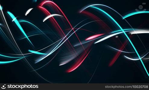 Drawing colored strokes and lines, computer generated. Abstract weave. 3d rendering computer graphic background. Drawing colored strokes and lines, computer generated. Abstract weave. 3d rendering CG background.