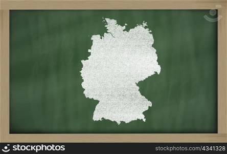 drawing of hungary on germany, drawn by chalk