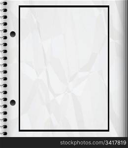 drawing pad. a large image of a spiral bound drawing or sketch pad