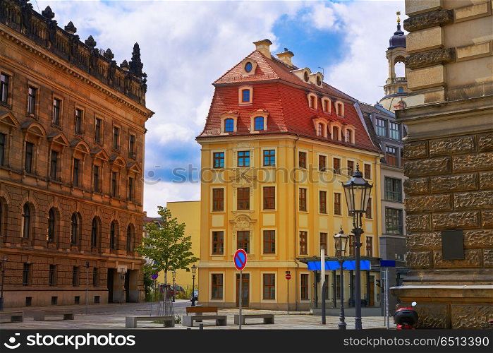Dresden facades in Saxony Germany. Dresden facades in Saxony of Germany