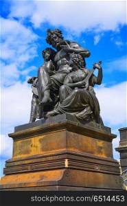 Dresden statue near Oberlandesgericht in Germany. Dresden statues near Oberlandesgericht in Germany Saxony