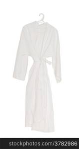 dressing gown on a white background