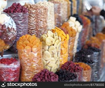 Dried fruits at armenian market