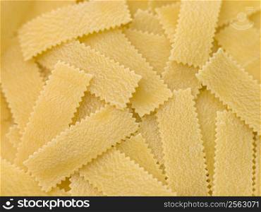 Dried pasta strips