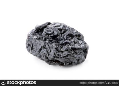 Dried plum isolated on a white background