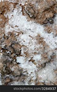 dried salt on floor texture marine saltworks background