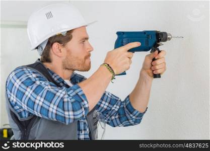 drilling a wall