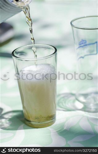 drink being poured