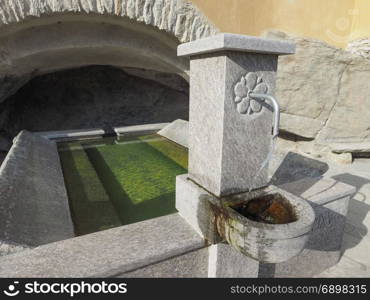 drinking water fountain. ancient drinking fountain (aka water fountain or bubbler)