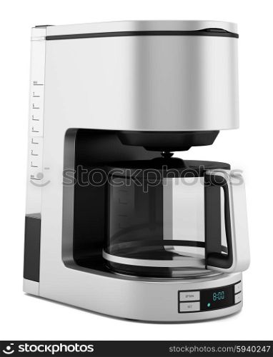 drip coffee machine isolated on white background