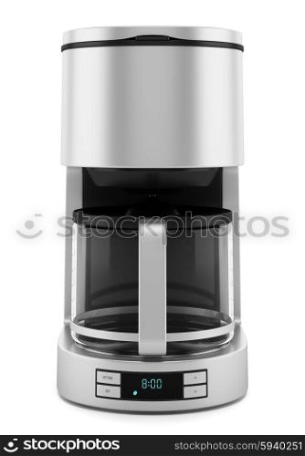 drip coffee machine isolated on white background