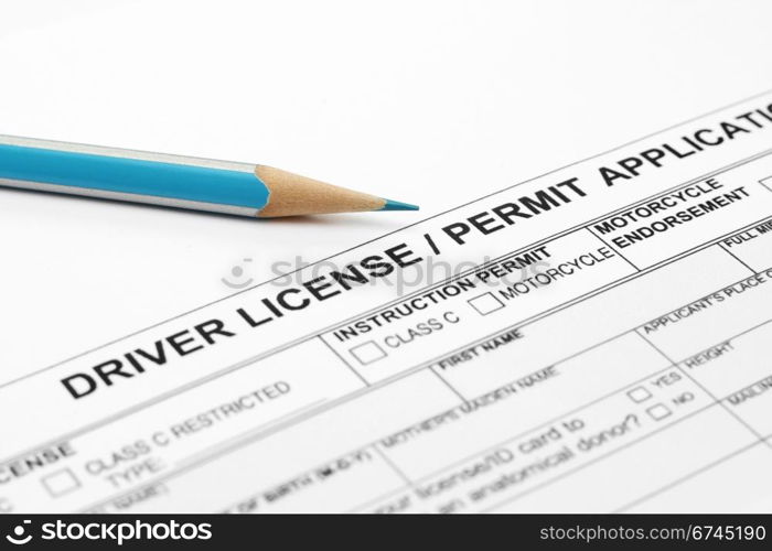 Driver license application