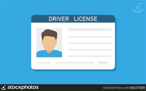 driver license. Personal data security. Id card design template design. Vector illustration. stock image. EPS 10.. driver license. Personal data security. Id card design template design. Vector illustration. stock image. 