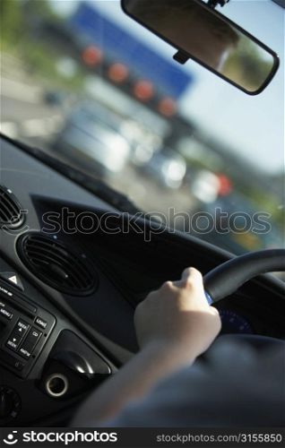 Driving On A Busy Highway