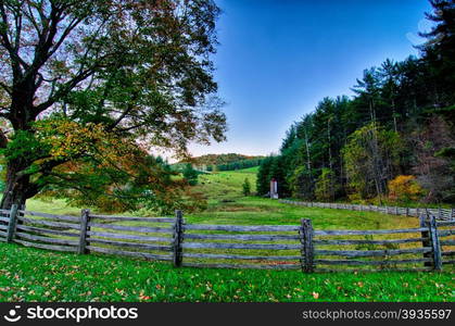 driving through blue ridge mountains national park