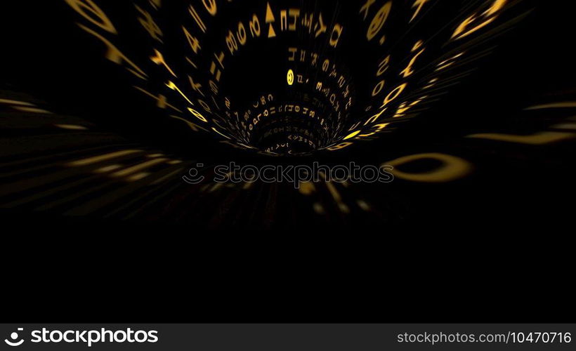 Driving through the binary data tunnel Driving through the binary data tunnel