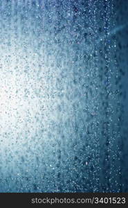 drops of water in the shower