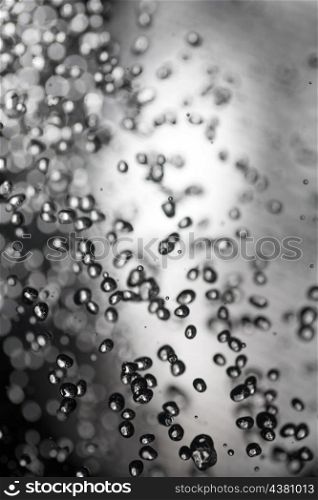 drops of water with black boundaries
