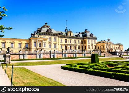 Drottningholms slott (royal palace) outside of Stockholm, Sweden