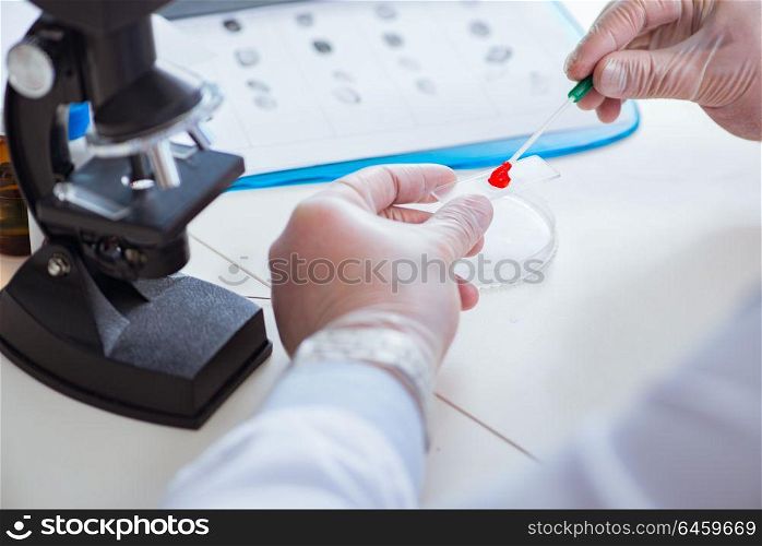 Drug synthesis lab experimentnig with pills