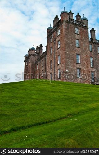 Drumlanrig Castle. part of Drumlanrig Castle in the south of Scotland