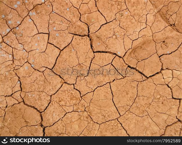 Dry and cracked earth background