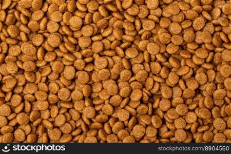 dry food for dogs and cats background