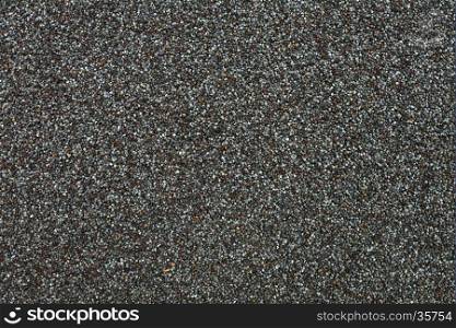 Dry gray poppy seeds texture pattern food background