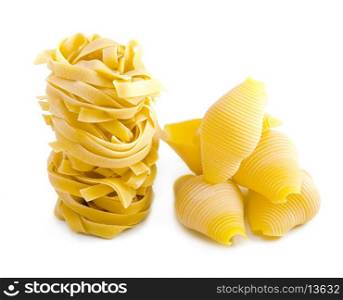 "Dry pasta nests and "Shell Pasta""