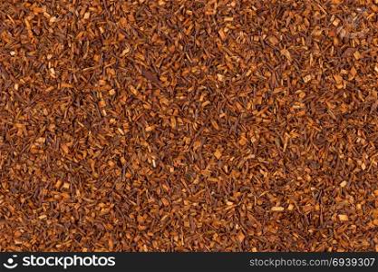 Dry rooibos healthy traditional organic tea close up