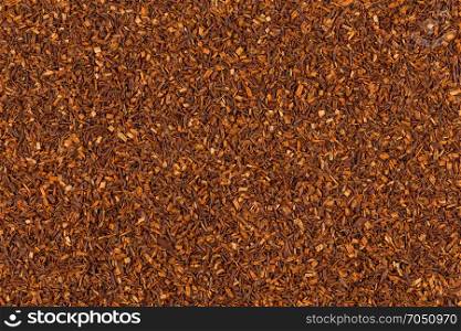 Dry rooibos healthy traditional organic tea close up