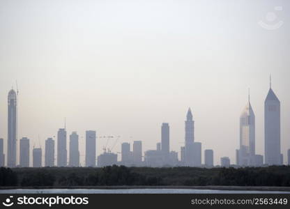 Dubai City Skyline